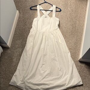 French Connection Cream Midi Dress